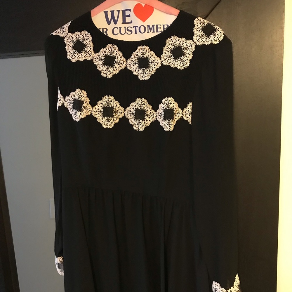 Ted Baker black lace dress